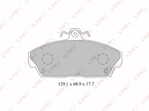 Изображение 1, BD3426 Колодки тормозные HONDA Civic (98-05) передние (4шт.) LYNX