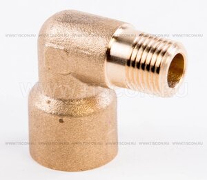 Изображение 5, 467.L.6-К18.17.В Соединитель трубки ПВХ, полиамид d=6мм G наружный 1/8" угольник латунь TISCON