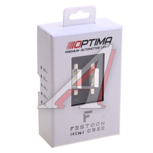 Изображение 3, OP-F-CAN-39 Лампа светодиодная 12V C5W SV8.5-8 39мм бокс (2шт.) OPTIMA