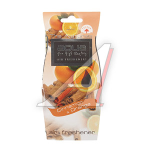 Изображение 1, 44047 Ароматизатор подвесной пластина (cinnamon & orange) Natural Fruit Drop AQUA