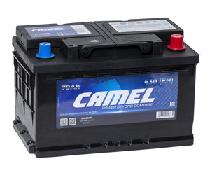 Изображение 1, 6СТ70(0) LB3 Аккумулятор CAMEL 70А/ч обратная полярность,  низкий