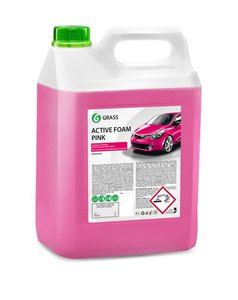 Изображение 1, 113121 Шампунь для бесконтактной мойки 6кг Active Foam Pink GRASS