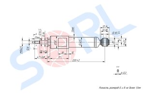 Изображение 2, 29050040010 Амортизатор КАМАЗ кабины SORL