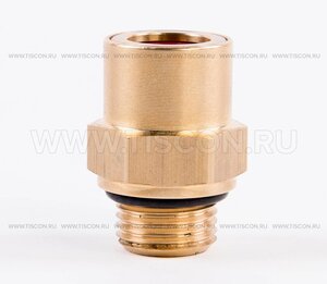 Изображение 7, 467.I.4-М10.138.В Соединитель трубки ПВХ, полиамид d=4мм (наружная резьба) М10х1 прямой латунь TISCON