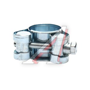 Изображение 2, W1-20-22-S Хомут силовой d=020-022 (21) оцинкованная сталь W1 TECHNIK