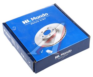 Изображение 7, MBC030180 Диск тормозной HYUNDAI Accent (99-) передний (1шт.) MANDO