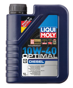 Изображение 2, 3933 Масло дизельное OPTIMAL DIEZEL 10W40 п/синт.1л LIQUI MOLY