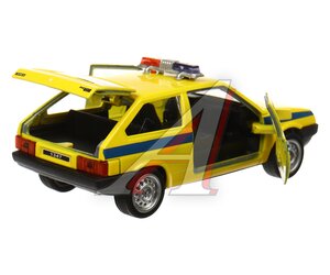 Изображение 4, 2108-12-SLPOL-YE Модель мотоцикла LADA-2108 "СПУТНИК" (полиция) металлическая (свет,  звук) ТЕХНОПАРК