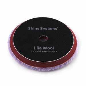 Изображение 2, SS566 Круг полировочный 155мм шерсть лиловый Lila Wool Pad SHINE SYSTEMS