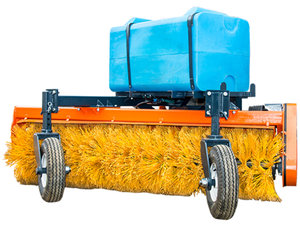 Изображение 1, ЩКМ1-П1 Щетка коммунальная МТЗ механическая от ВОМ 2000мм (колеса 5х10) с поливом 500л БОЛЬШАЯ ЗЕМЛЯ