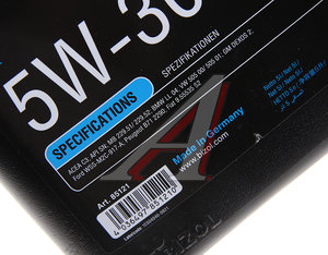 Изображение 2, 85121 Масло моторное TECHNOLOGY 5W30 C3 синт.5л BIZOL