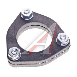 Изображение 2, 55FG3 Фланец выхлопной системы d=55мм 2шт. (прокладка, комплект крепежа) треугольный TRANSMASTER