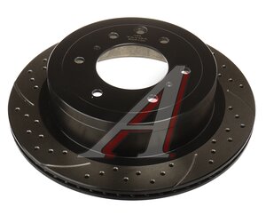 Изображение 2, BDF100 Диск тормозной MITSUBISHI Pajero (06-) задний перфорированный комплект TAYGA