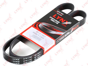 Изображение 1, 6PK1195 Ремень приводной поликлиновой 6PK1195 VW Jetta (04-) LYNX