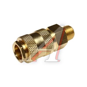 Изображение 2, BSE1-2SM (код 6735) Переходник для компрессора M1/4" быстросъемный с клапаном наружная резьба