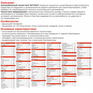 Изображение 3, S04401003 Тент на автомобиль (L) 482х178х119см SKYWAY