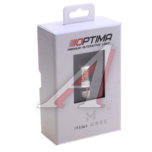 Изображение 3, OP-P21/4W-CAN-50W Лампа светодиодная 12V P21/4W BAZ15d бокс (1шт.) OPTIMA