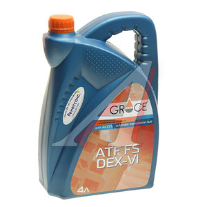 Изображение 1, 4603728818627 Масло трансмиссионное ATF DEXRON VI FS для АКПП 4л GRACE