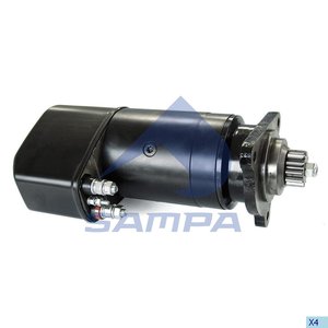 Изображение 2, 033.432 Стартер VOLVO FH12, FM (24V, 6.6кВт, 12 зуб) SAMPA