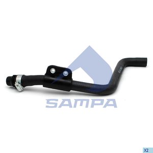 Изображение 2, 052.003 Патрубок DAF радиатора нижний SAMPA