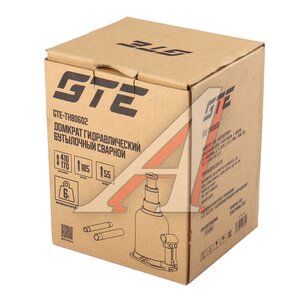 Изображение 4, GTE-TH80602 Домкрат бутылочный 6т 170-410мм 2-х штоковый GTE