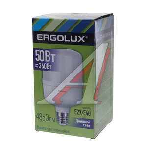 Изображение 3, LED-HW-50W-E40-6K Лампа светодиодная E27 T210 50W (420W) 220V дневной свет ERGOLUX