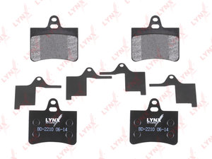 Изображение 2, BD2210 Колодки тормозные CITROEN C5 (01-) задние (4шт.) LYNX