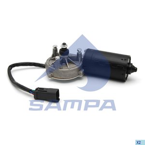 Изображение 2, 044.224 Мотор-редуктор стеклоочистителя SCANIA 4 series переднего SAMPA