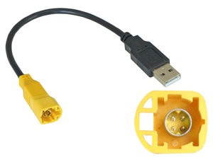 Изображение 2, USB VW-FC107 Разъем-переходник USB INCAR