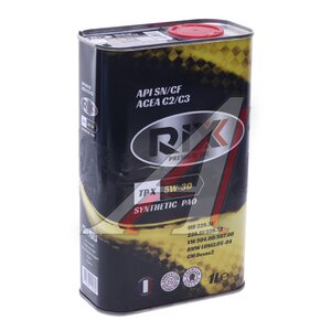 Изображение 1, RX0021TPX Масло моторное TP X SN/CF C2/C3 5W30 синт.1л RIXX