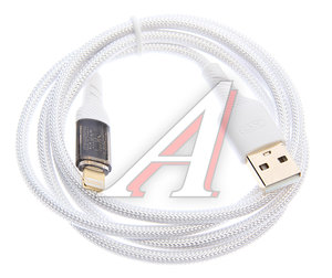 Изображение 1, NB229 White Кабель iPhone (5-) 2.4A 1м белый XO