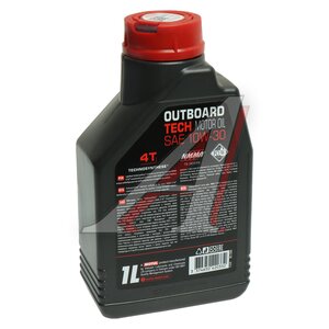 Изображение 2, 113265 Масло моторное OUTBOARD TECH 4T 10W30 1л MOTUL