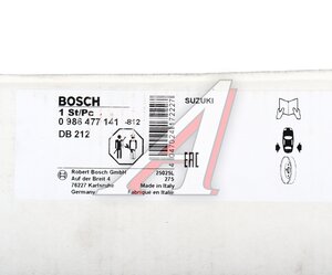 Изображение 6, 0986477141 Барабан тормозной SUZUKI Baleno (95-02) задний (1шт.) BOSCH