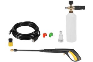 Изображение 9, W195-PRO Мойка 2500Вт 195Bar 420 л/час 8м с барабаном HUTER