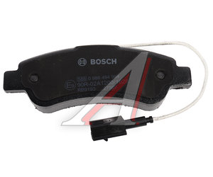 Изображение 3, 0986494994 Колодки тормозные FIAT Ducato (07-) задние (4шт.) BOSCH