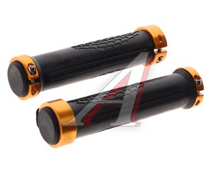 Изображение 2, SR-84 Грипсы 130мм черный черно-золотистые DREAM BIKE