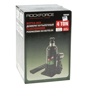 Изображение 3, RF-T90404(DS) Домкрат бутылочный 4т 178-338мм с клапаном ROCKFORCE