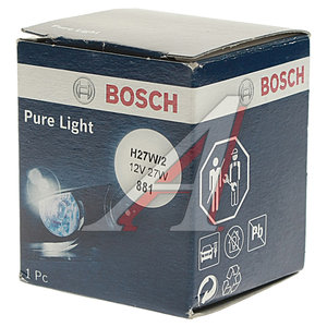 Изображение 3, 1987302025 Лампа 12V H27W/2 27W PG13 Pure Light BOSCH