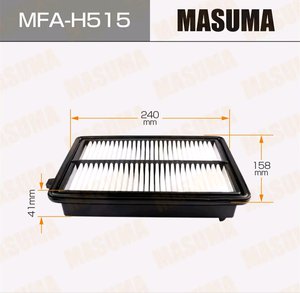 Изображение 2, MFA-H515 Фильтр воздушный HONDA CR-V (12-) (2.0) MASUMA