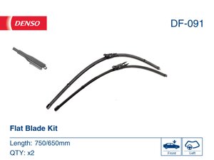 Изображение 5, DF-091 Щетка стеклоочистителя FORD B-Max (12-) 750/650мм комплект DENSO