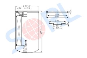 Изображение 3, RL6140AC120 Фильтр масляный FORD F250 SORL