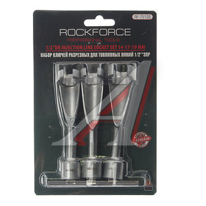 Изображение 3, RF-7513S Набор ключей разрезных 14-19мм 3 предмета ROCKFORCE