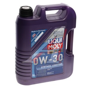 Изображение 2, 8977 Масло моторное SYNTHOIL LONGTIME 0W30 5л LIQUI MOLY