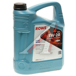 Изображение 1, 20186-0050-99 Масло моторное HIGHTEC SYNT RS A1/B1 5W20 синт.5л ROWE