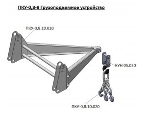 Изображение 3, ПКУ-0.8-8 Устройство МТЗ-80, 82 (ПКУ-0.8) грузоподъемное САЛЬСК