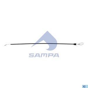 Изображение 2, 044.378 Тросик SCANIA P, R series вещевого ящика кабины SAMPA