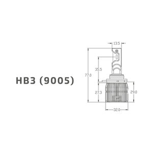 Изображение 6, DVB3K5 Лампа светодиодная 12V HB3 P20d бокс (2шт.) MTF