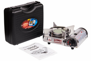 Изображение 7, TR-350 Плита газовая портативная в кейсе (без переходника) керам.горелка компактная Lotos Ceramic TOURIST