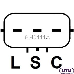 Изображение 3, RH6111A Регулятор NISSAN напряжения генератора UTM