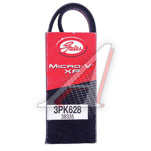 Изображение 2, 3PK628 Ремень приводной поликлиновой 3PK628 GATES